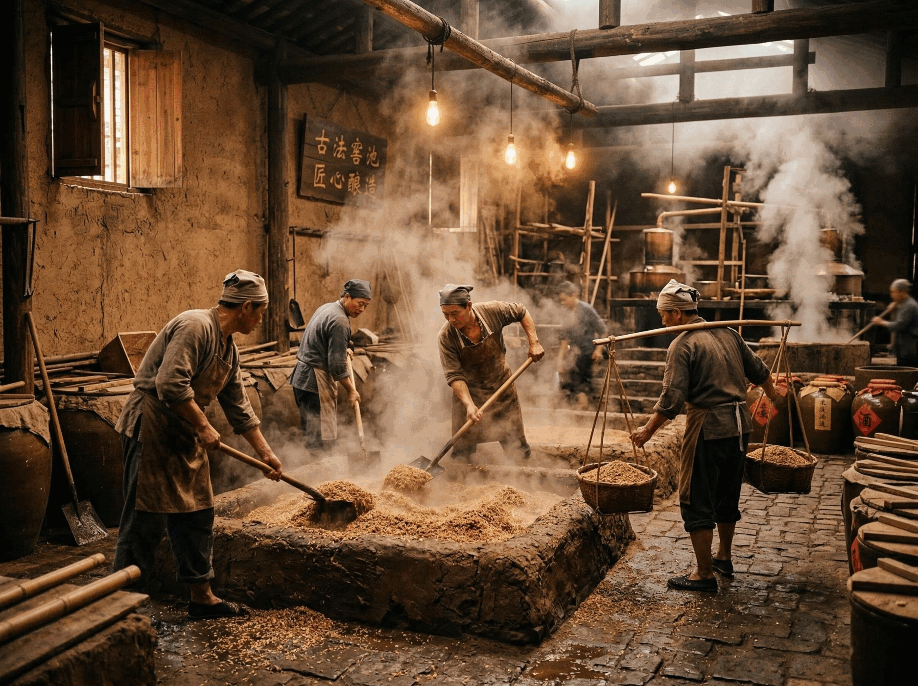 古法发酵车间：顺应时节，沉淀风味层次